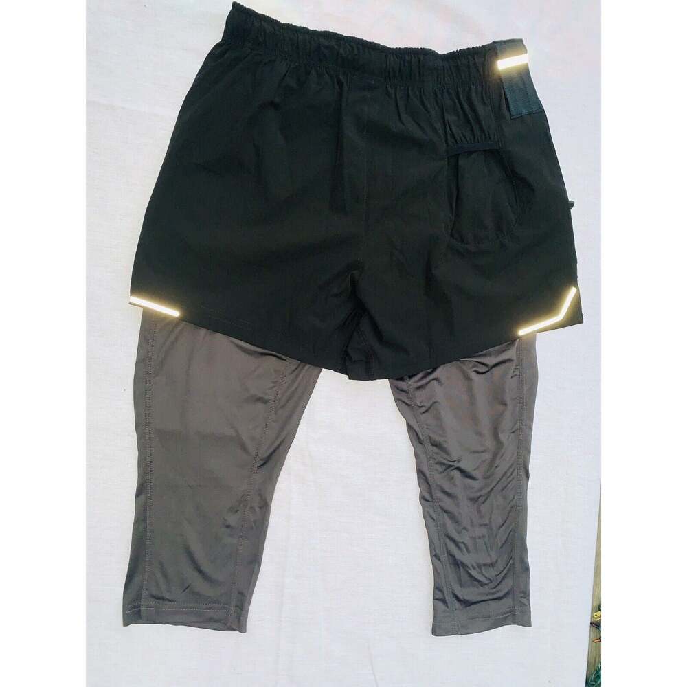 Little Donkey Andy Mens Size S Black Drytech Shorts Gray Legging Combination NWT